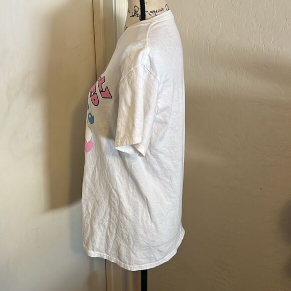 Care Bears White Emotionally Exhausted Graphic Pullover T-Shirt - Picture 2 of 7